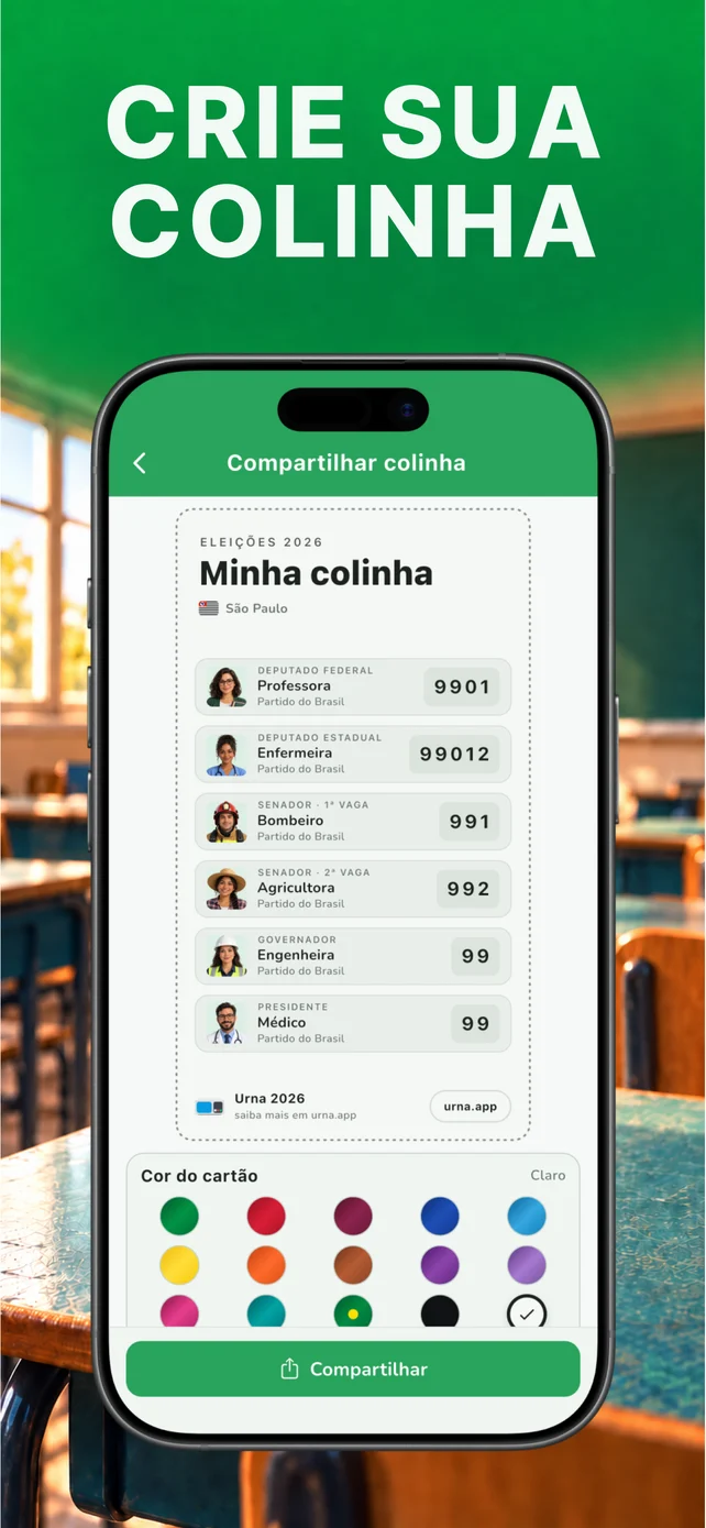 Crie sua colinha: números por cargo prontos para compartilhar